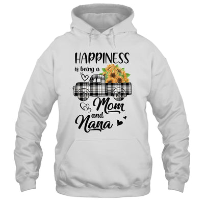 Happiness Is Being A Mom And Nana Sunflower Shirt & Hoodie | siriusteestore