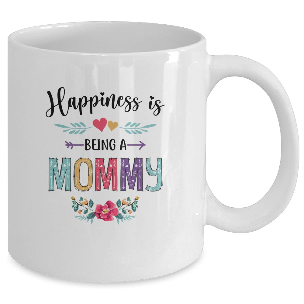 Happiness Is Being A Mommy For The First Time Mothers Day Mug | siriusteestore
