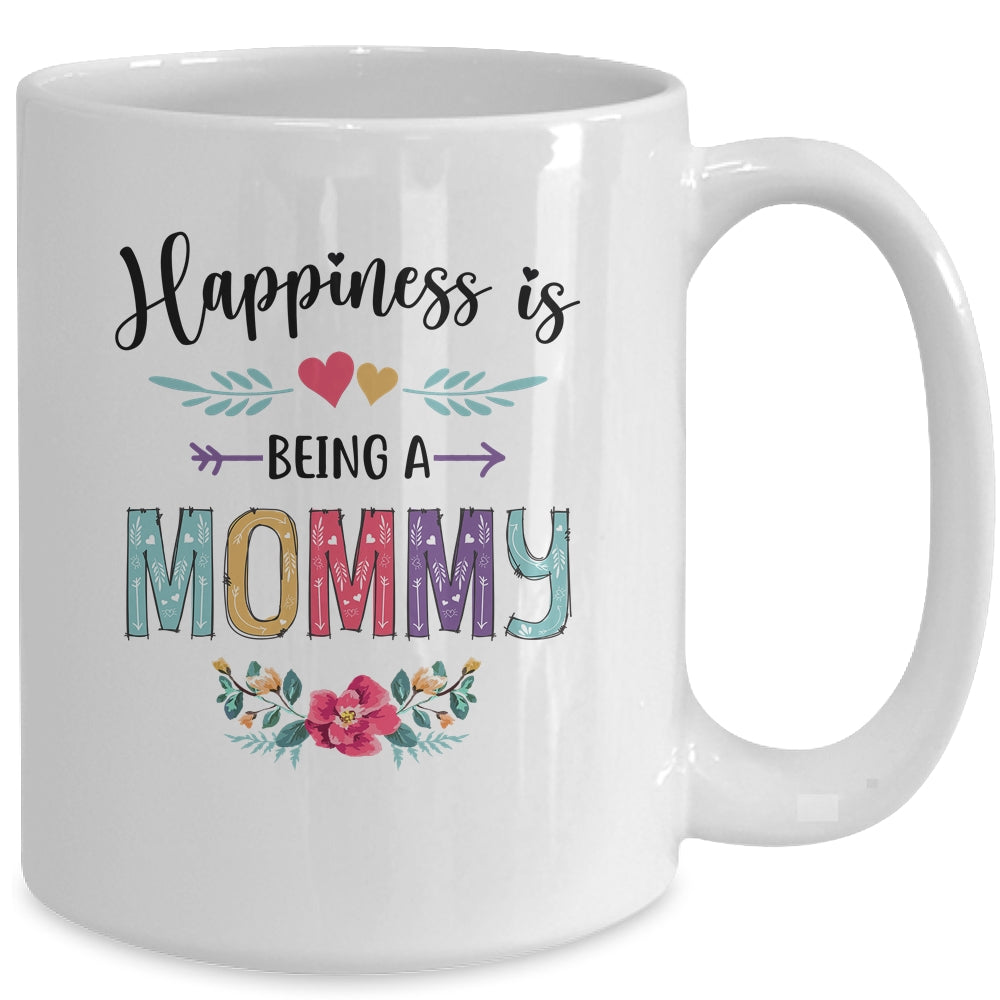 Happiness Is Being A Mommy For The First Time Mothers Day Mug | siriusteestore