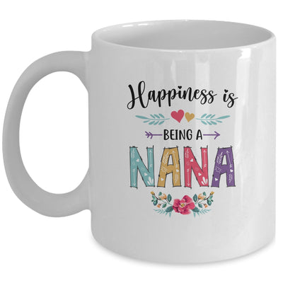 Happiness Is Being A Nana For The First Time Mothers Day Mug | siriusteestore