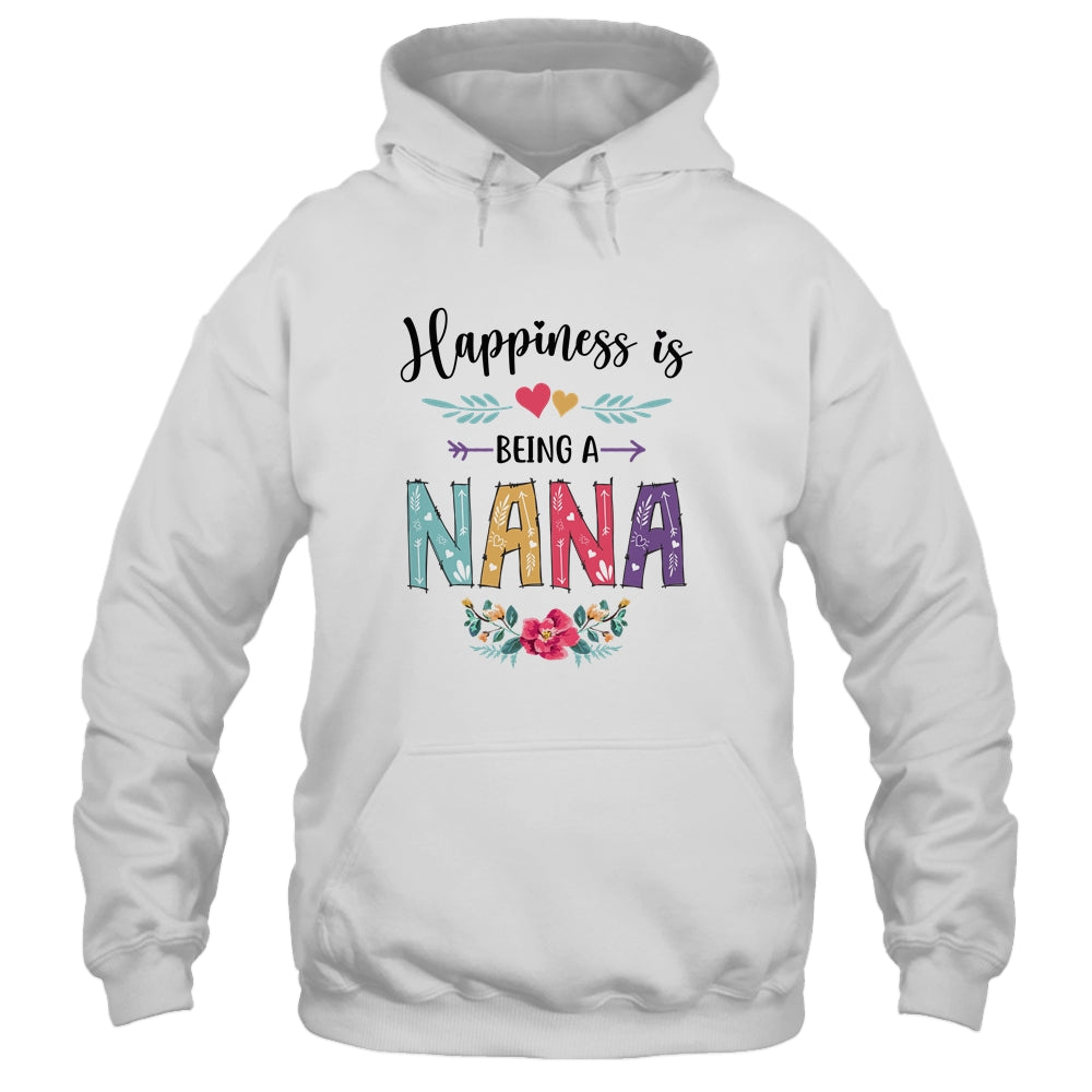 Happiness Is Being A Nana For The First Time Mothers Day Shirt & Hoodie | siriusteestore