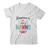 Happiness Is Being A Nanny For The First Time Mothers Day Shirt & Hoodie | siriusteestore