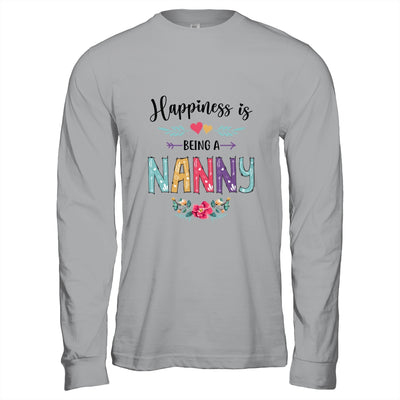 Happiness Is Being A Nanny For The First Time Mothers Day Shirt & Hoodie | siriusteestore