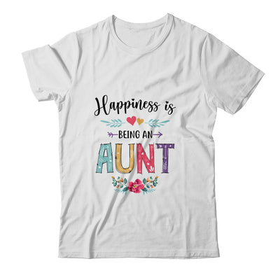 Happiness Is Being An Aunt For The First Time Mothers Day Shirt & Hoodie | siriusteestore