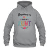 Happiness Is Being An Aunt For The First Time Mothers Day Shirt & Hoodie | siriusteestore