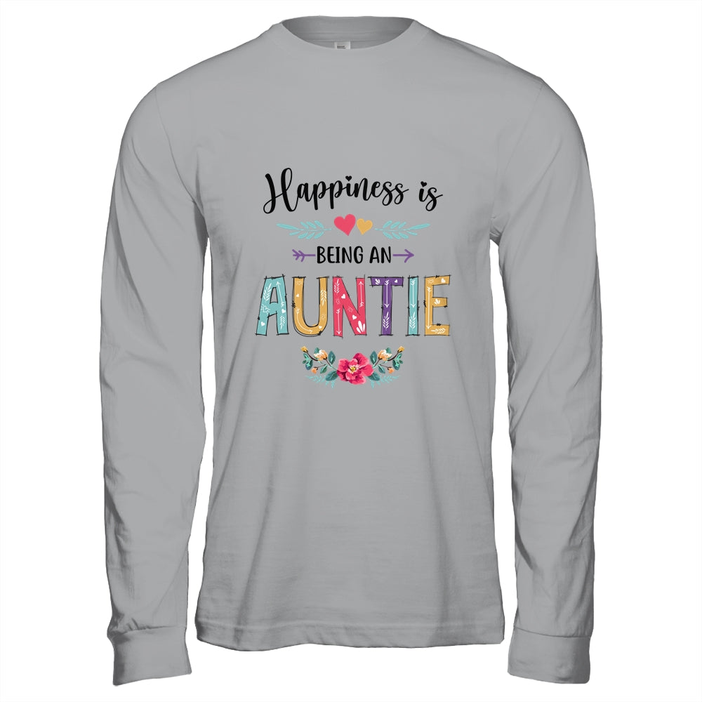Happiness Is Being An Auntie For The First Time Mothers Day Shirt & Hoodie | siriusteestore