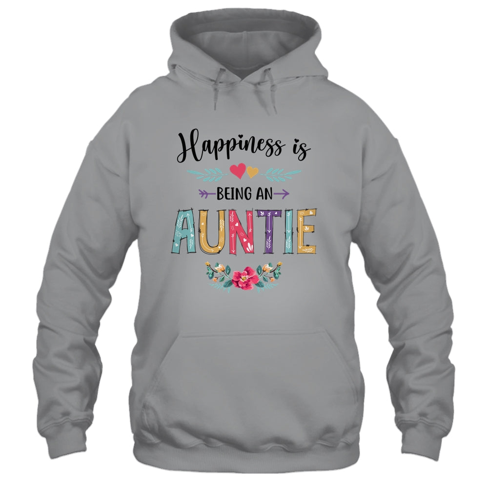 Happiness Is Being An Auntie For The First Time Mothers Day Shirt & Hoodie | siriusteestore