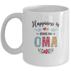 Happiness Is Being An Oma For The First Time Mothers Day Mug | siriusteestore