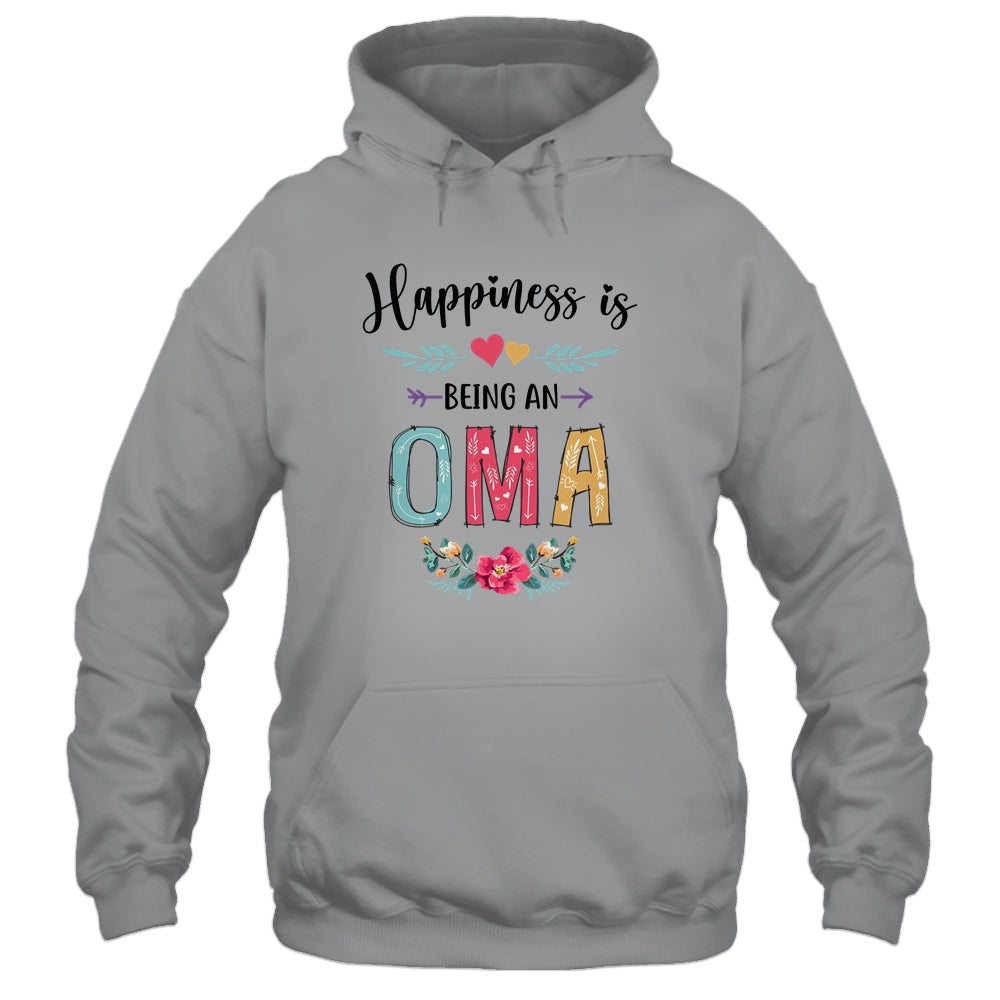 Happiness Is Being An Oma For The First Time Mothers Day Shirt & Hoodie | siriusteestore