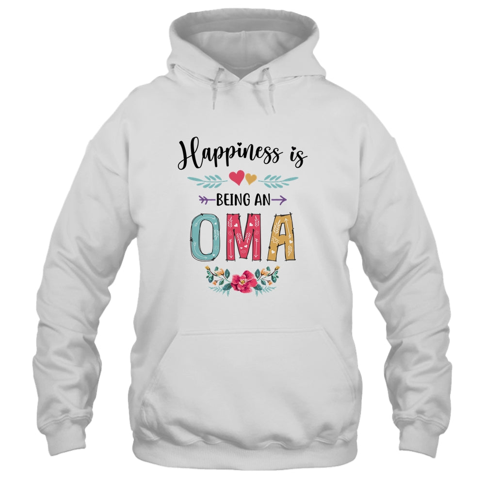 Happiness Is Being An Oma For The First Time Mothers Day Shirt & Hoodie | siriusteestore