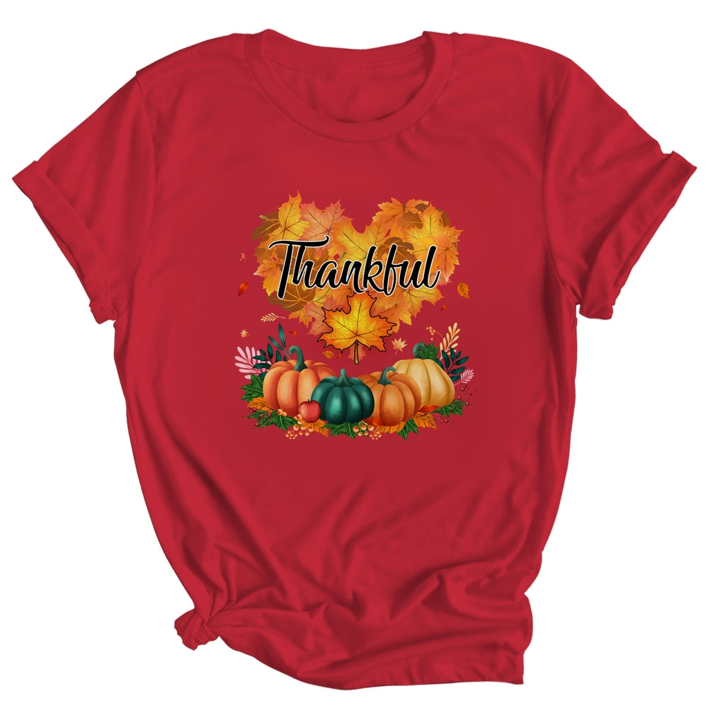 Happpy Thanksgiving Day Autumn Fall Maple Leaves Thankful Shirt & Hoodie | siriusteestore