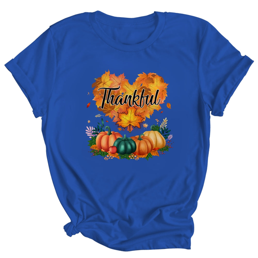 Happpy Thanksgiving Day Autumn Fall Maple Leaves Thankful Shirt & Hoodie | siriusteestore