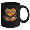 Happpy Thanksgiving Day Autumn Fall Maple Leaves Thankful Mug | siriusteestore