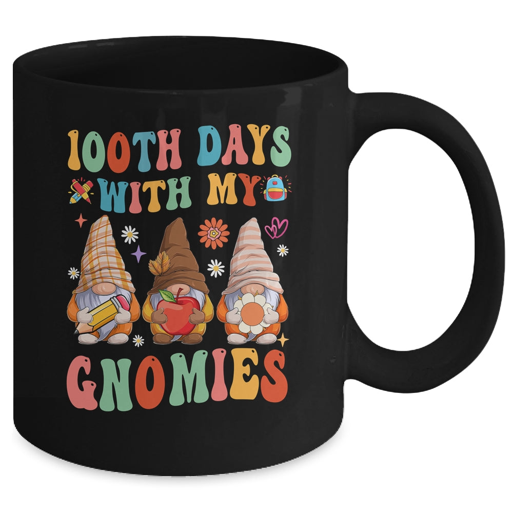 Happy 100Th Day Of School Gnome Teachers Students Groovy Mug Mug | siriusteestore