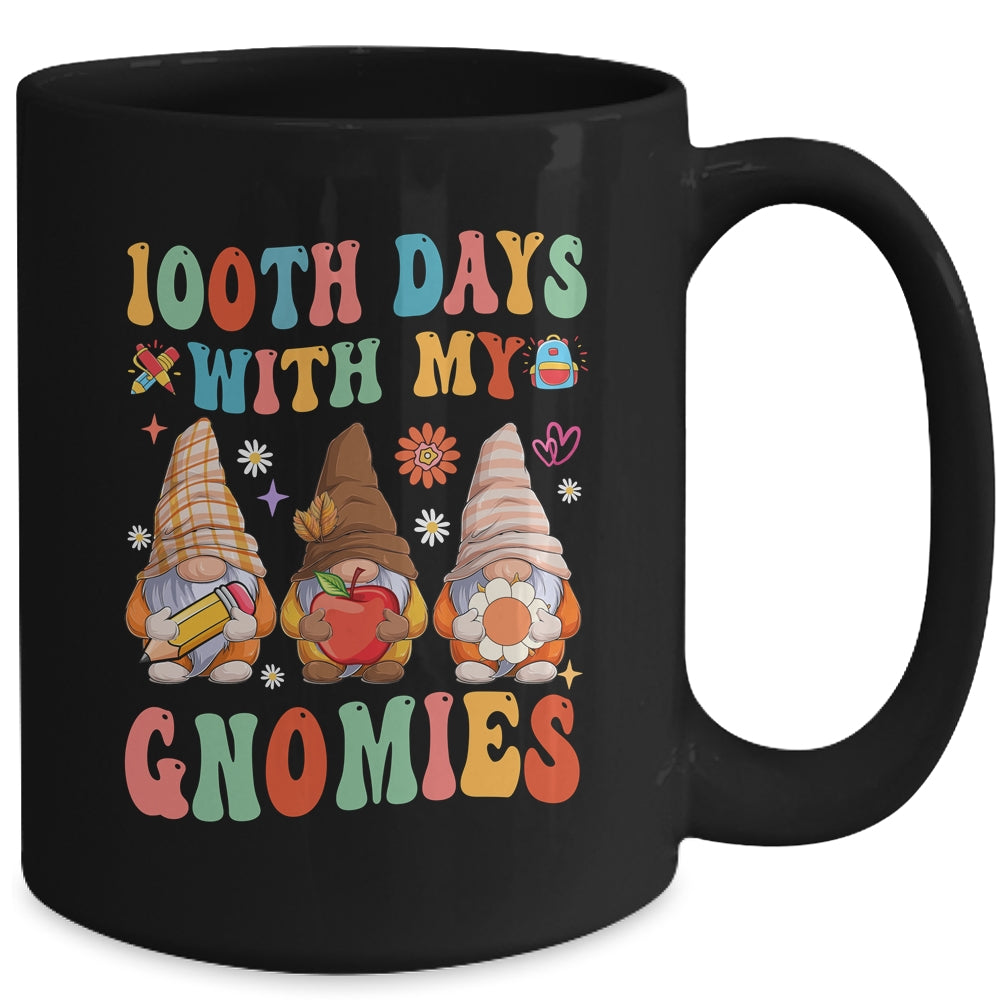 Happy 100Th Day Of School Gnome Teachers Students Groovy Mug Mug | siriusteestore