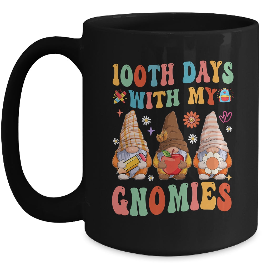 Happy 100Th Day Of School Gnome Teachers Students Groovy Mug Mug | siriusteestore