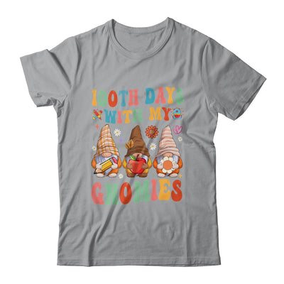 Happy 100Th Day Of School Gnome Teachers Students Groovy Shirt & Hoodie Shirt & Hoodie | siriusteestore