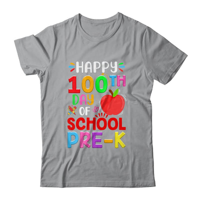 Happy 100th Day Of School Prek Teacher Student 100 Days Shirt & Hoodie | siriusteestore