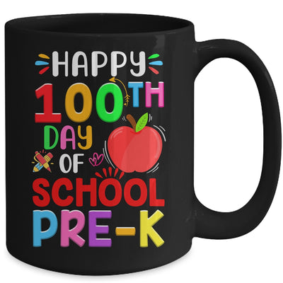 Happy 100th Day Of School Prek Teacher Student 100 Days Mug | siriusteestore