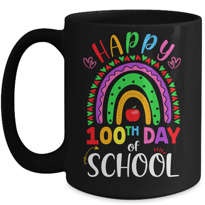 Happy 100th Day Of School Rainbow Teacher 100 Day of School Mug | siriusteestore