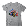 Happy 4th Of July American Flag Red White Horse And Blue Shirt & Tank Top | siriusteestore