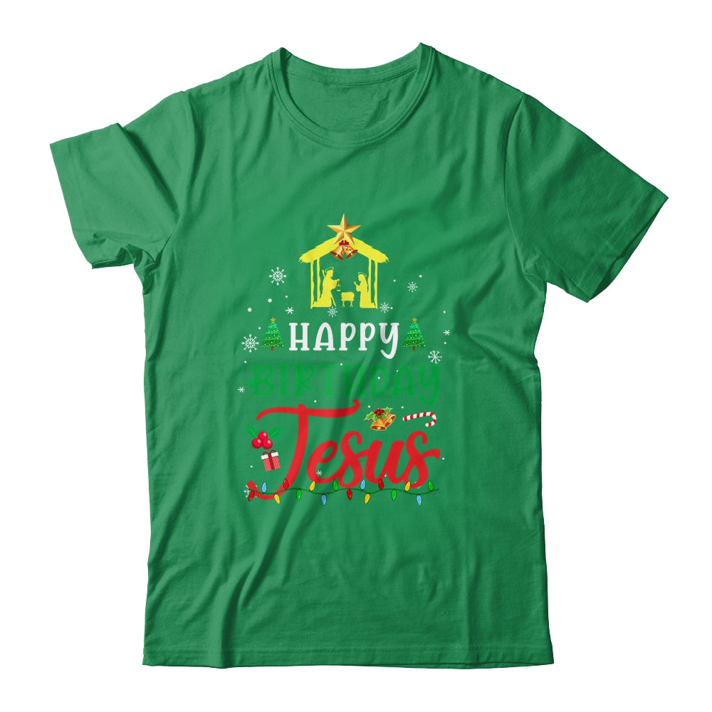 Happy Birthday Jesus Christmas Xmas Family Holiday Shirt & Sweatshirt | siriusteestore