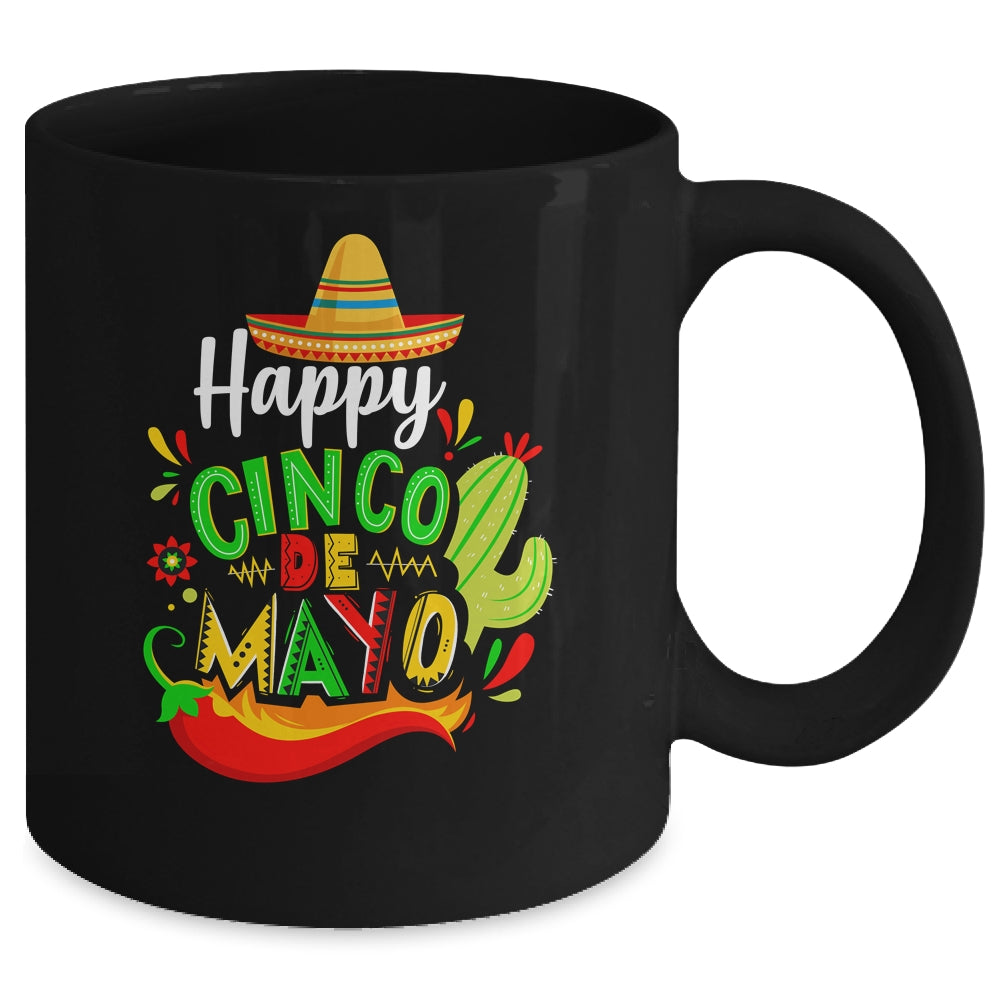 Happy Cinco De Mayo 5 De Mayo Mexico 5 De Mayo Party Mug | siriusteestore