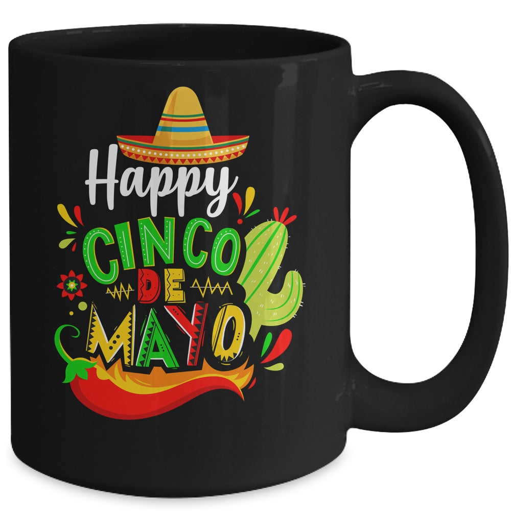Happy Cinco De Mayo 5 De Mayo Mexico 5 De Mayo Party Mug | siriusteestore