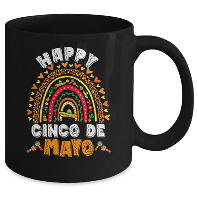 Happy Cinco De Mayo Rainbow Mexican Fiesta For Women Men Mug | siriusteestore