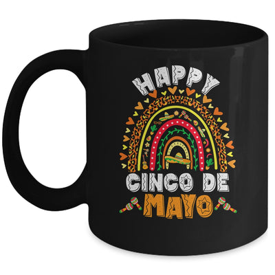 Happy Cinco De Mayo Rainbow Mexican Fiesta For Women Men Mug | siriusteestore