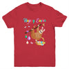 Happy Cute Sloth With Bunny Ears Egg Hunting Easter Sloth Youth Shirt | siriusteestore