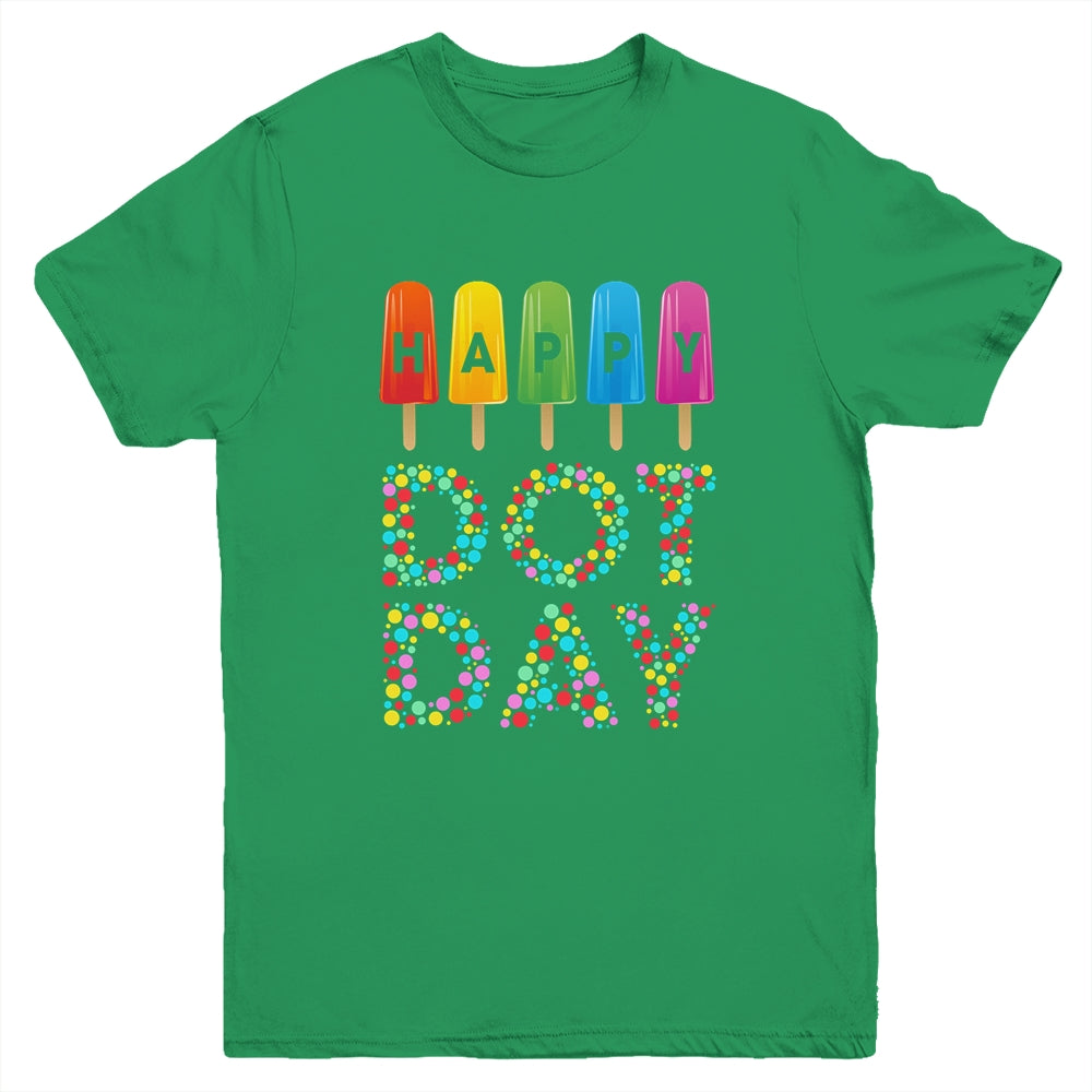 Happy Dot Day International Dot Day Boys Girls Cream Youth Shirt | siriusteestore