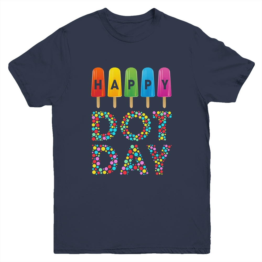 Happy Dot Day International Dot Day Boys Girls Cream Youth Shirt | siriusteestore