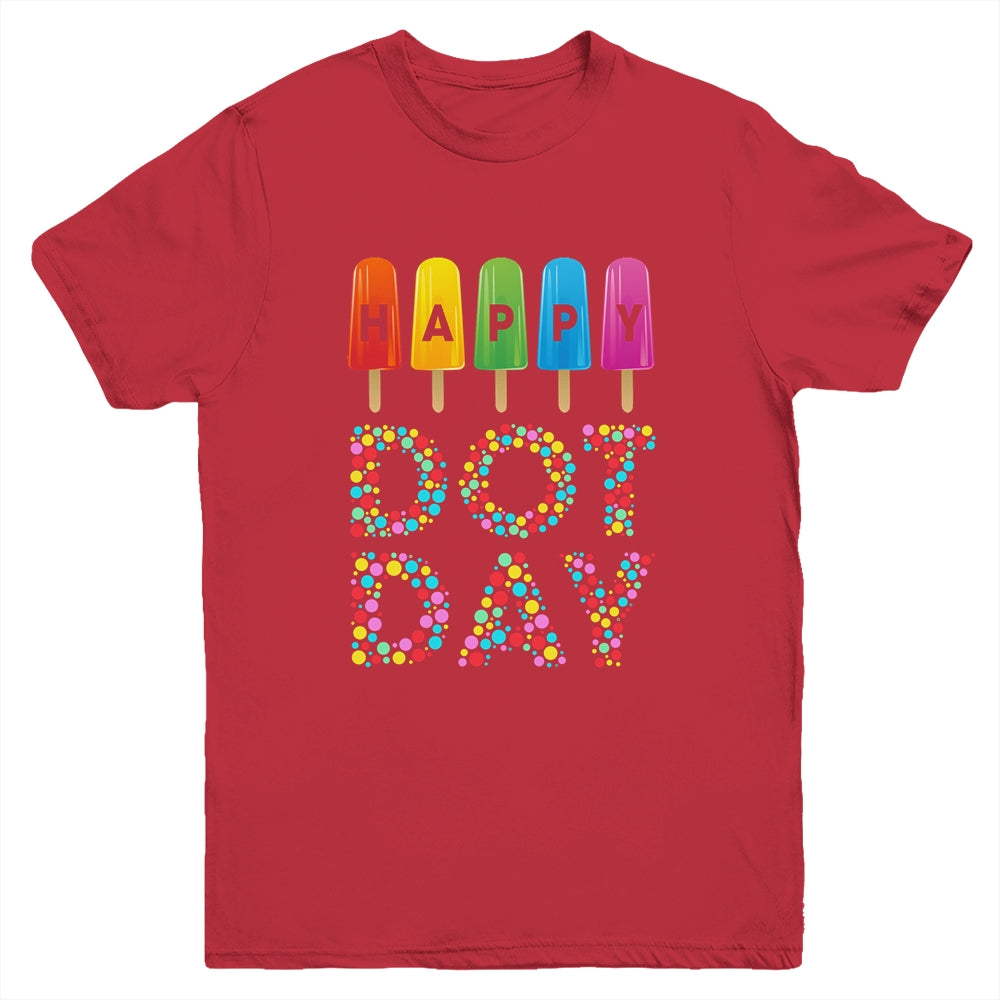 Happy Dot Day International Dot Day Boys Girls Cream Youth Shirt | siriusteestore