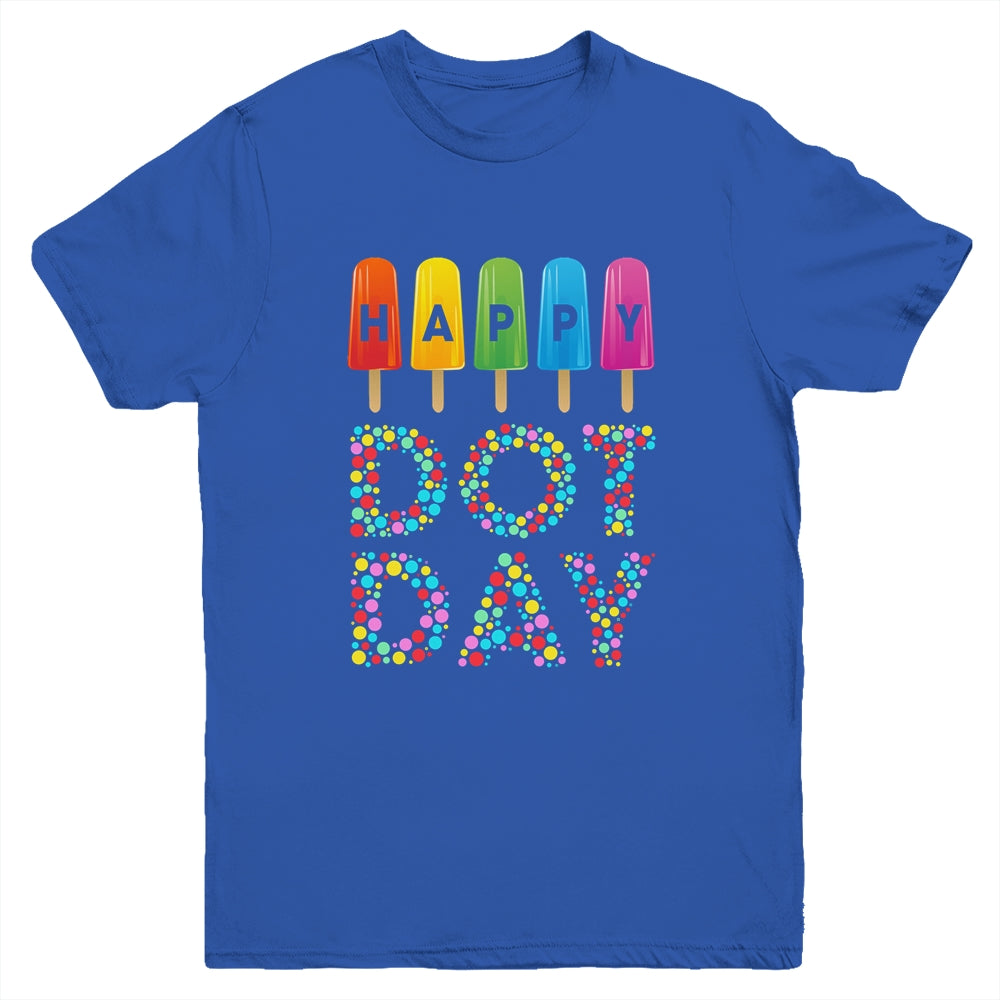 Happy Dot Day International Dot Day Boys Girls Cream Youth Shirt | siriusteestore