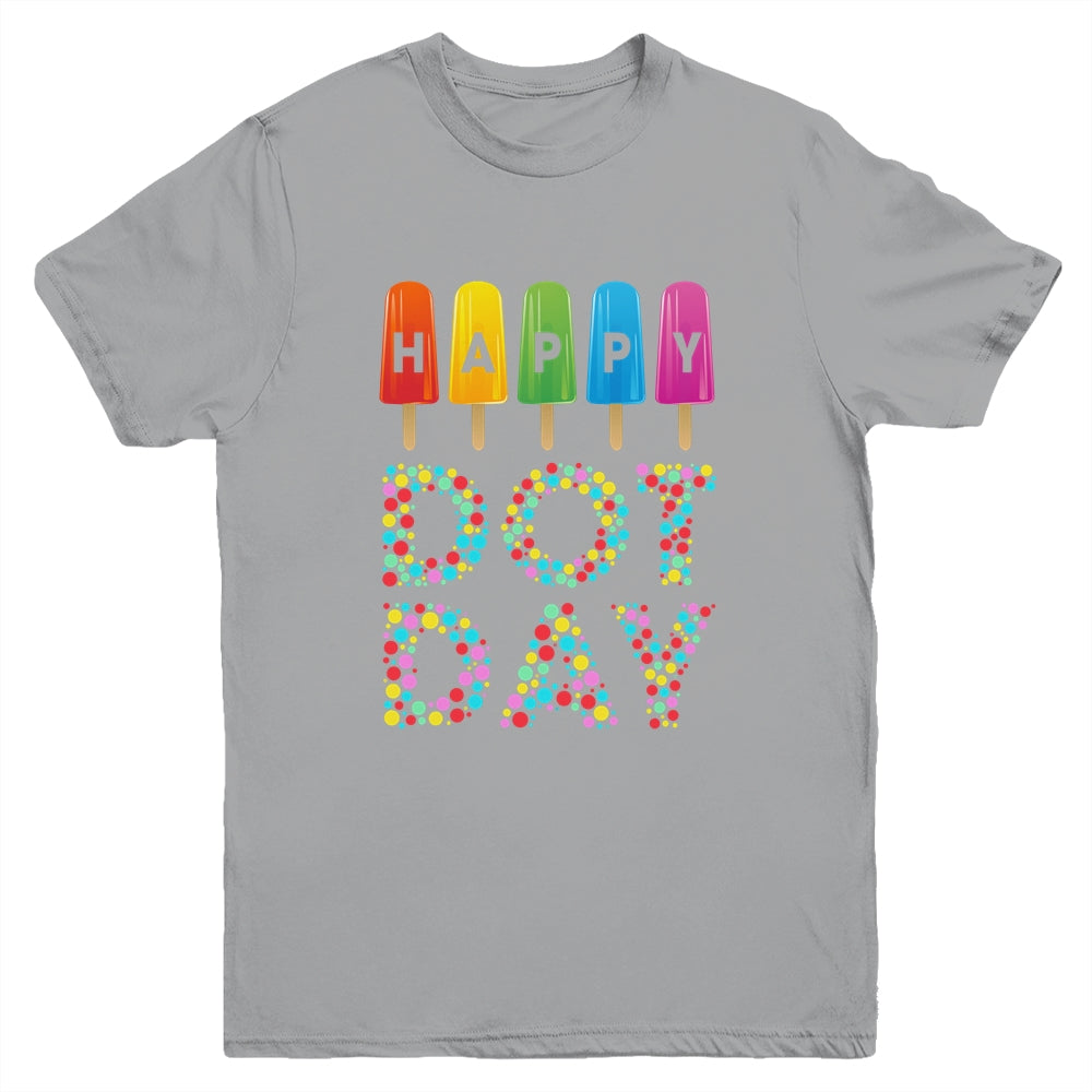 Happy Dot Day International Dot Day Boys Girls Cream Youth Shirt | siriusteestore