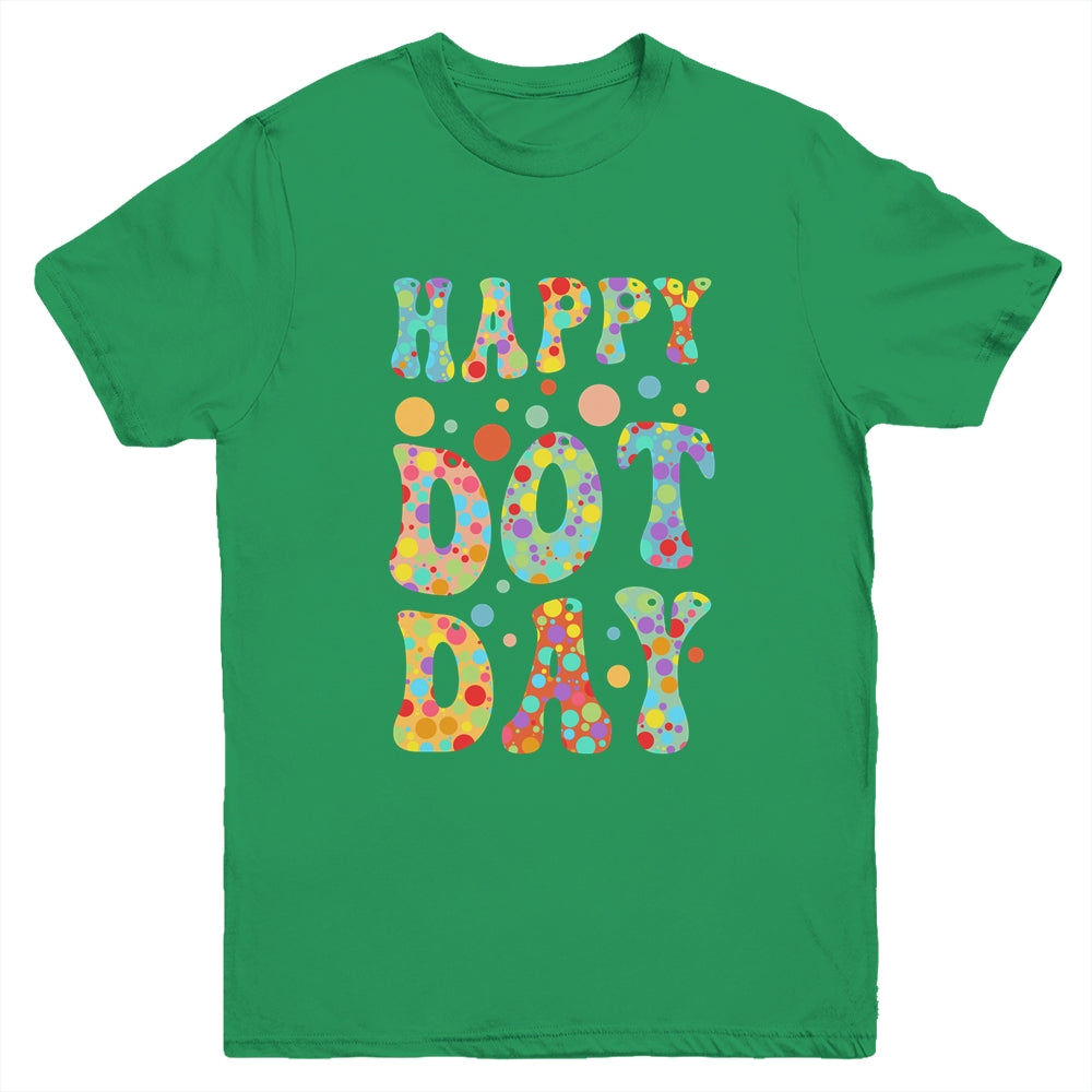 Happy Dot Day International Dot Day Colorful Dot Retro Color Youth Shirt | siriusteestore