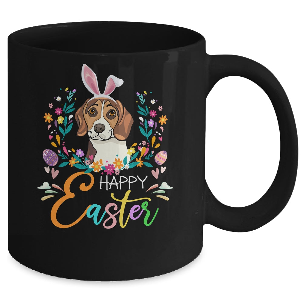 Happy Easter Bunny Beagle Lovers With Easter Eggs Mug | siriusteestore