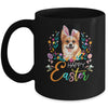 Happy Easter Bunny Corgi Lovers With Easter Eggs Mug | siriusteestore