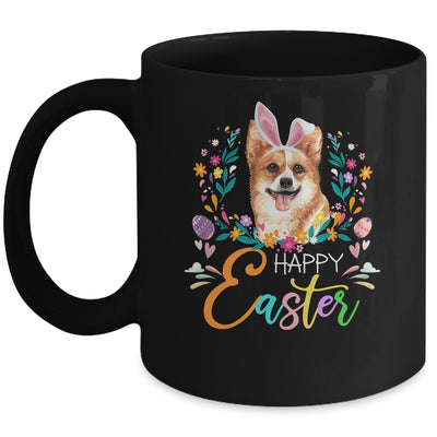 Happy Easter Bunny Corgi Lovers With Easter Eggs Mug | siriusteestore
