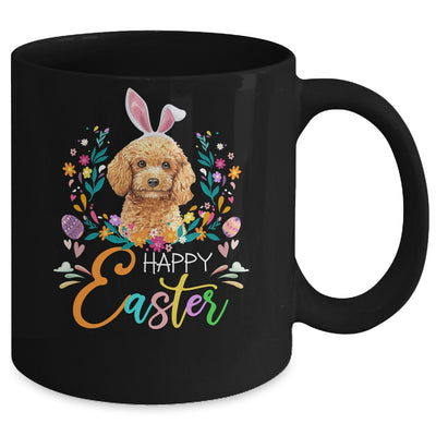 Happy Easter Bunny Poodle Lovers With Easter Eggs Mug | siriusteestore