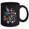 Happy Easter Bunny Rabbit Face Funny Easter Day Girls Women Mug | siriusteestore