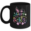 Happy Easter Bunny Rabbit Face Funny Easter Day Girls Women Mug | siriusteestore