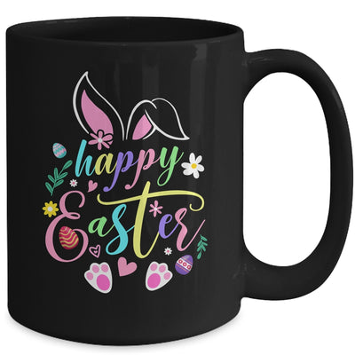 Happy Easter Bunny Rabbit Face Funny Easter Day Girls Women Mug | siriusteestore