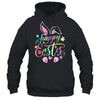 Happy Easter Bunny Rabbit Face Funny Easter Day Girls Women Shirt & Tank Top | siriusteestore