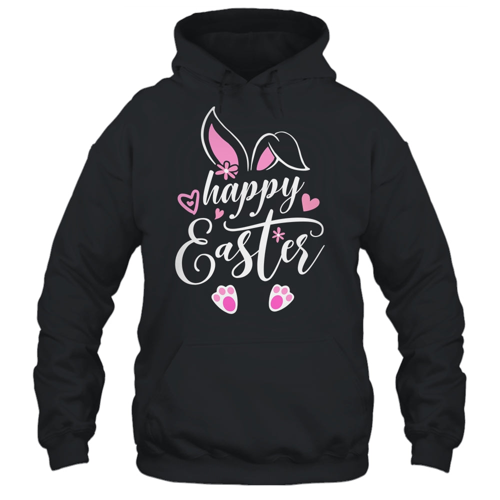 Happy Easter Bunny Rabbit Face Funny Easter Day Women Girls Shirt & Tank Top | siriusteestore