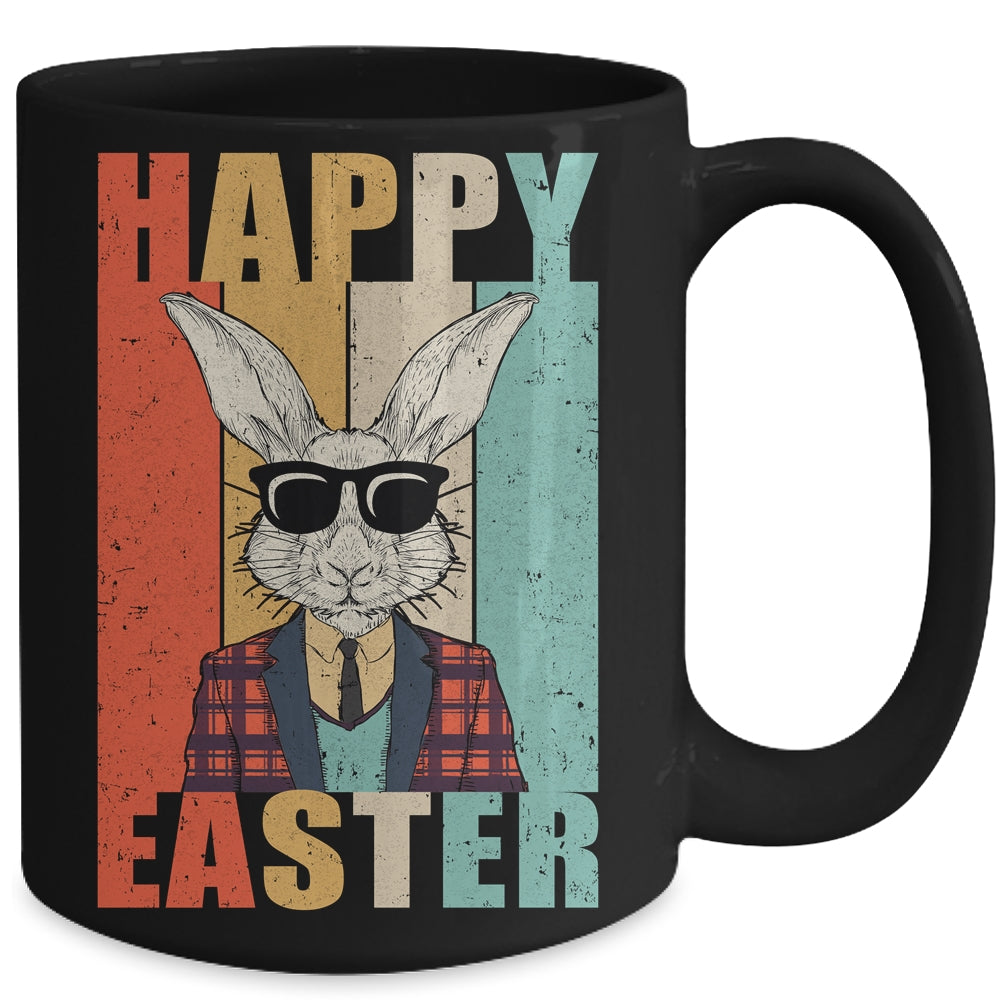 Happy Easter Bunny Vintage Retro Rabbit Kids Design Mug | siriusteestore