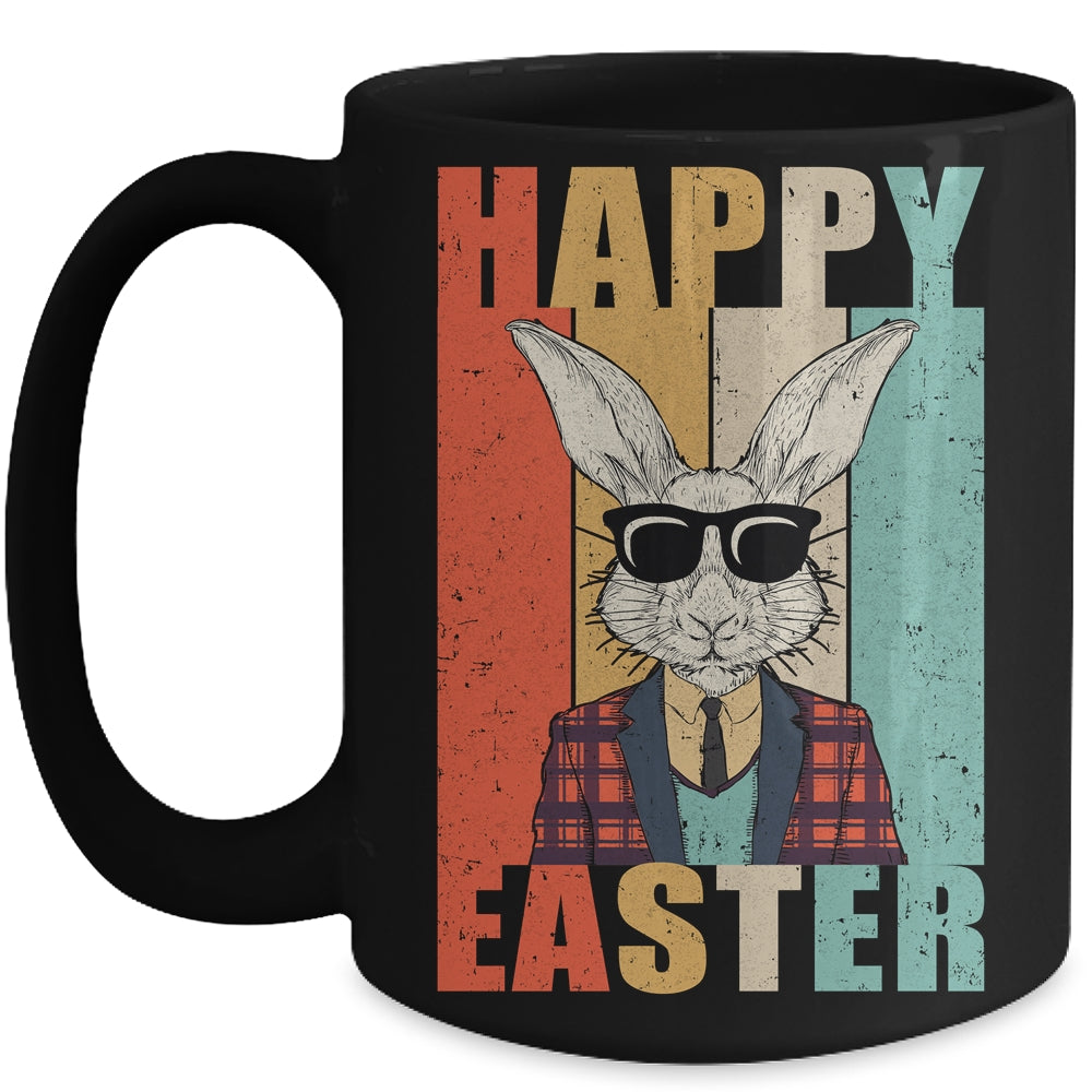 Happy Easter Bunny Vintage Retro Rabbit Kids Design Mug | siriusteestore
