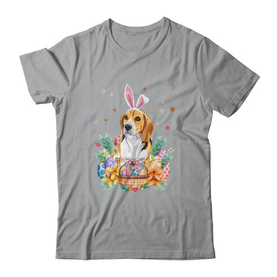 Happy Easter Cute Bunny Beagle Wearing Bunny Ears Shirt & Hoodie | siriusteestore