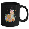 Happy Easter Cute Bunny Corgi Wearing Bunny Ears Mug | siriusteestore